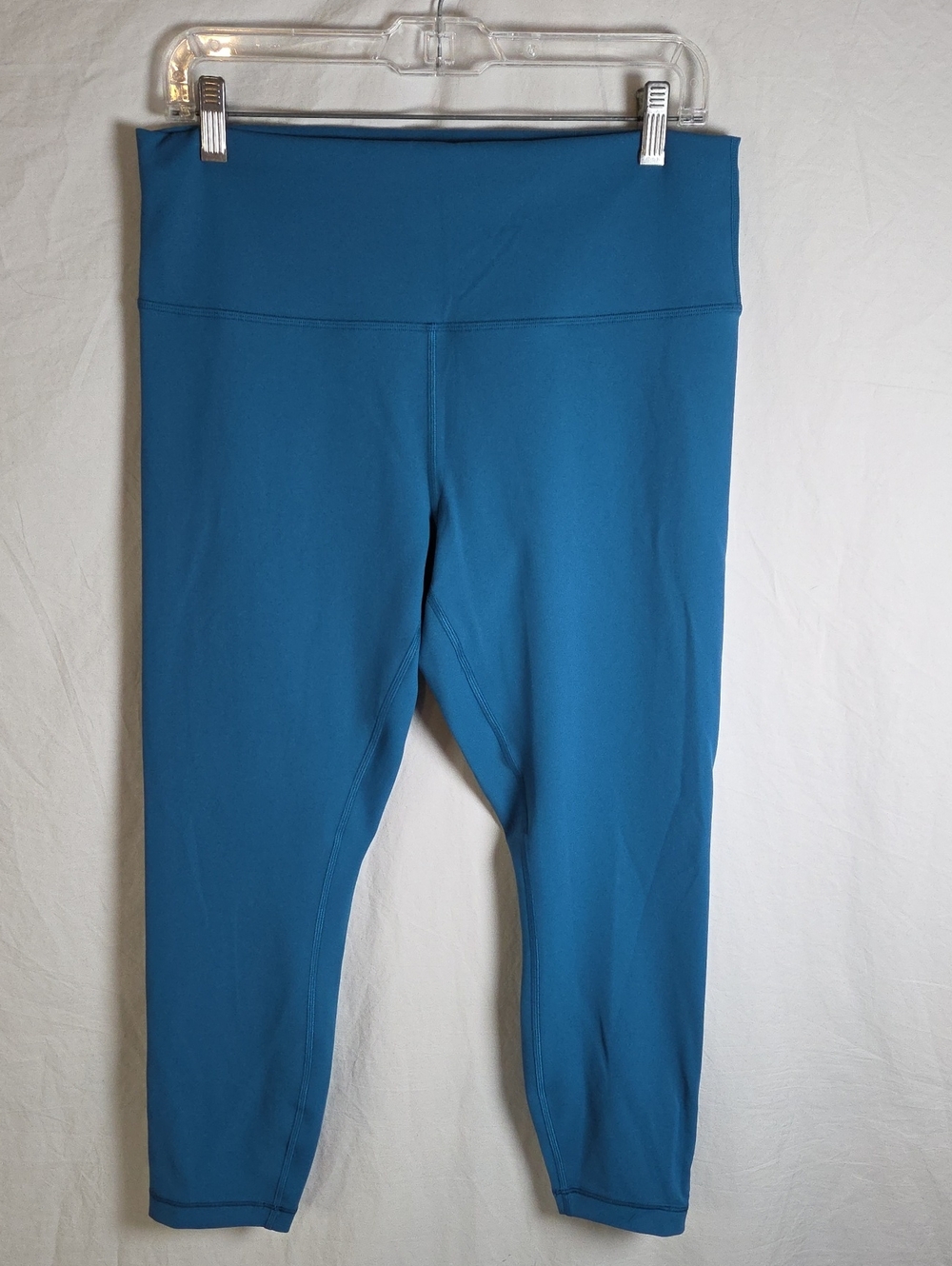 Lululemon W5CQDS Wunder Train High-Rise Tight 25" Blue Twill Size 14 NWOT